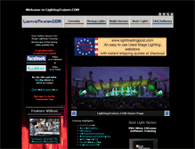 Tablet Screenshot of lightingtrainer.com